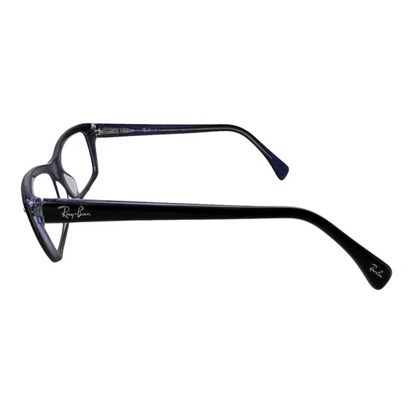 Ray Ban RB 5255 5190 Black And Transparent Purple Eyeglasses Frames 51[]16 H4192
